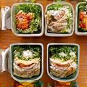 Neatly packed corporate lunch boxes